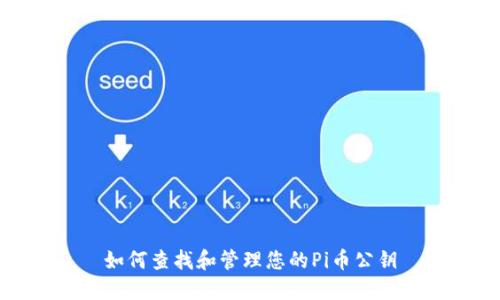 如何查找和管理您的Pi币公钥
