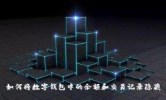 如何将数字钱包中的余额和交易记录隐