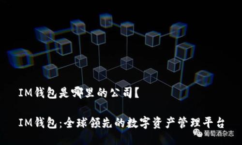 IM钱包是哪里的公司？

IM钱包：全球领先的数字资产管理平台
